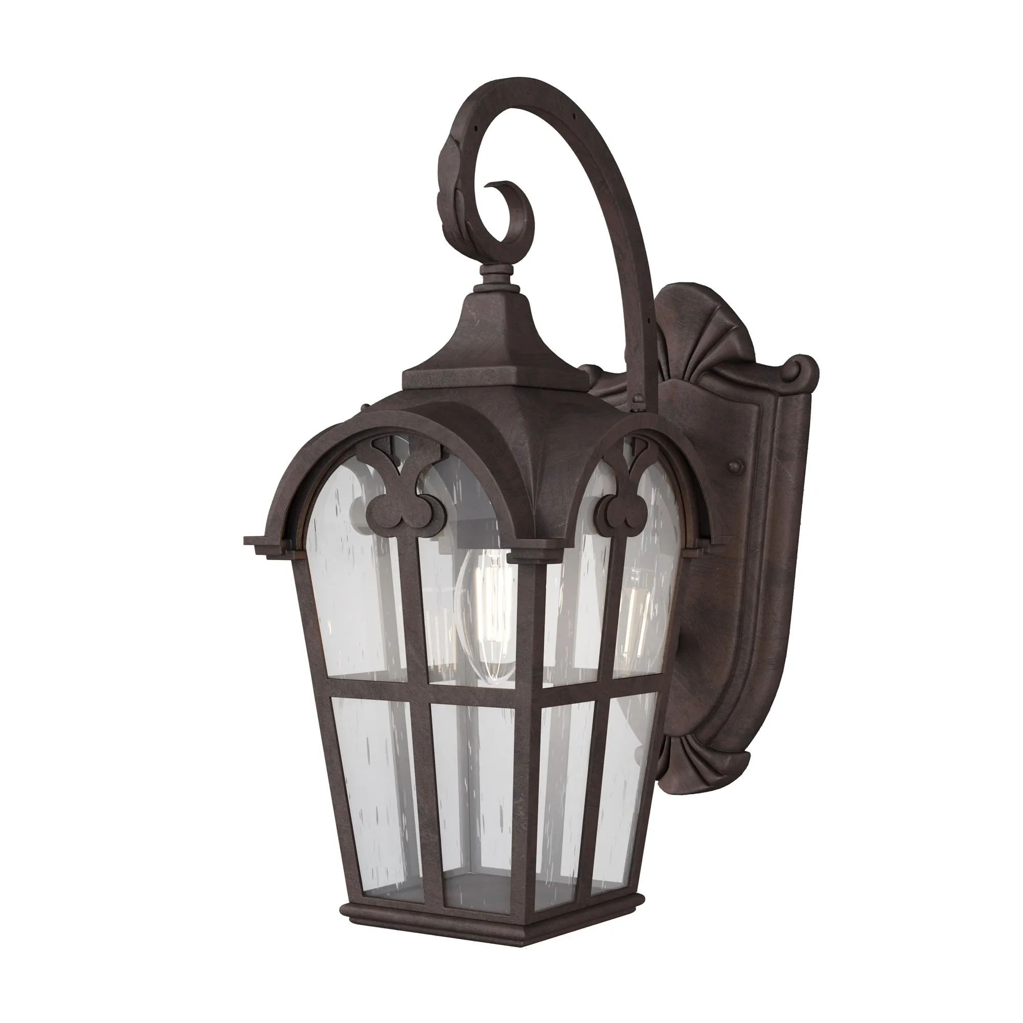 картинка Уличный настенный светильник Outdoor O413WL-01BZ