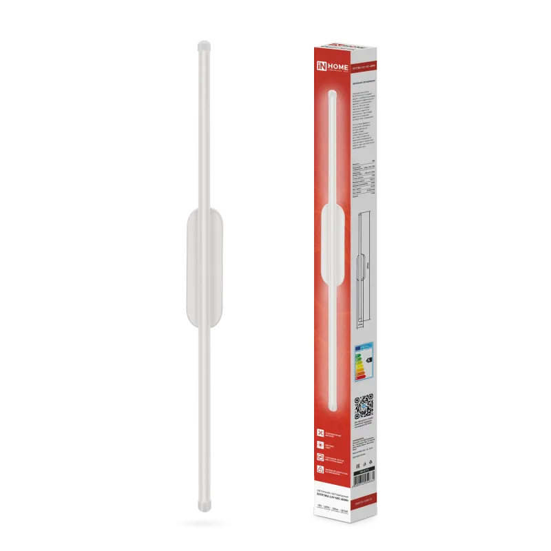 картинка Светильник светодиодный ESTETIKA LUV-60C-40WH 10Вт 230В 4000K 700Лм 600х50x25 белый IN HOME