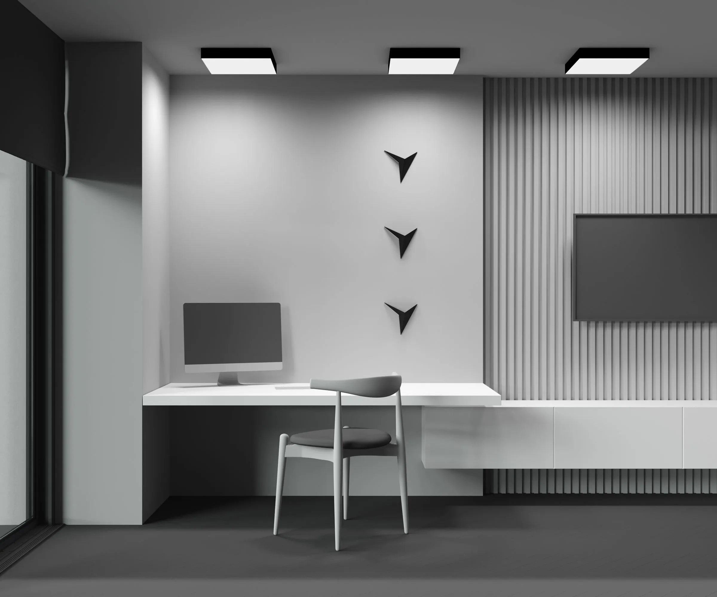 картинка Потолочный светильник Technical C032CL-45W3K-SQ-B