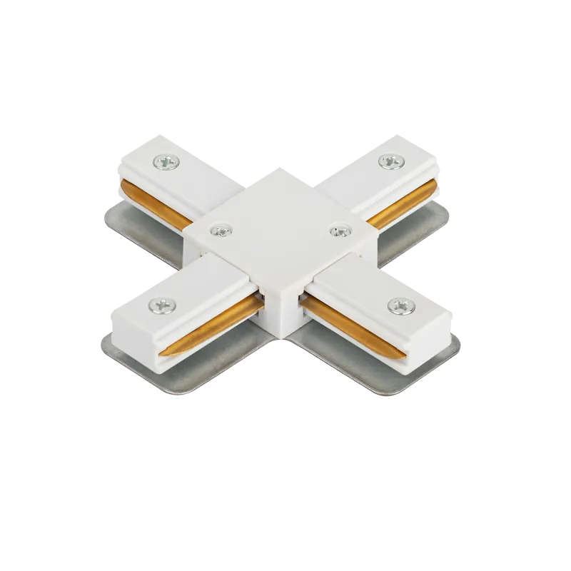 картинка Коннектор X-тип XRB-WH для шинопровода RB белый IN HOME