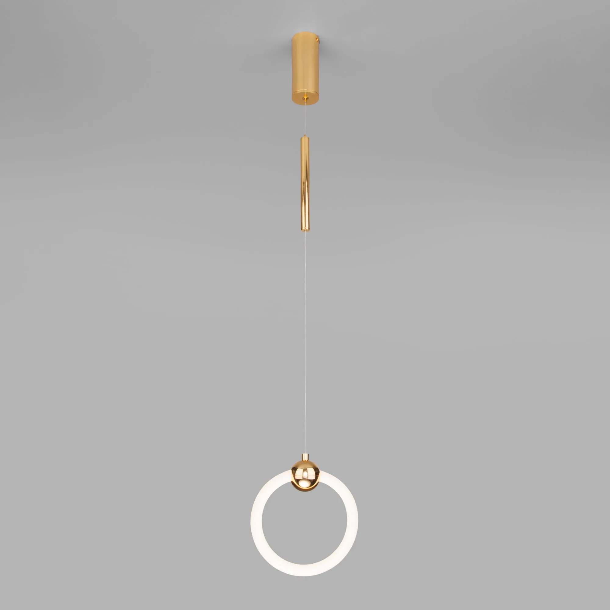 картинка Подвесной светодиодный светильник 90165/1 золото