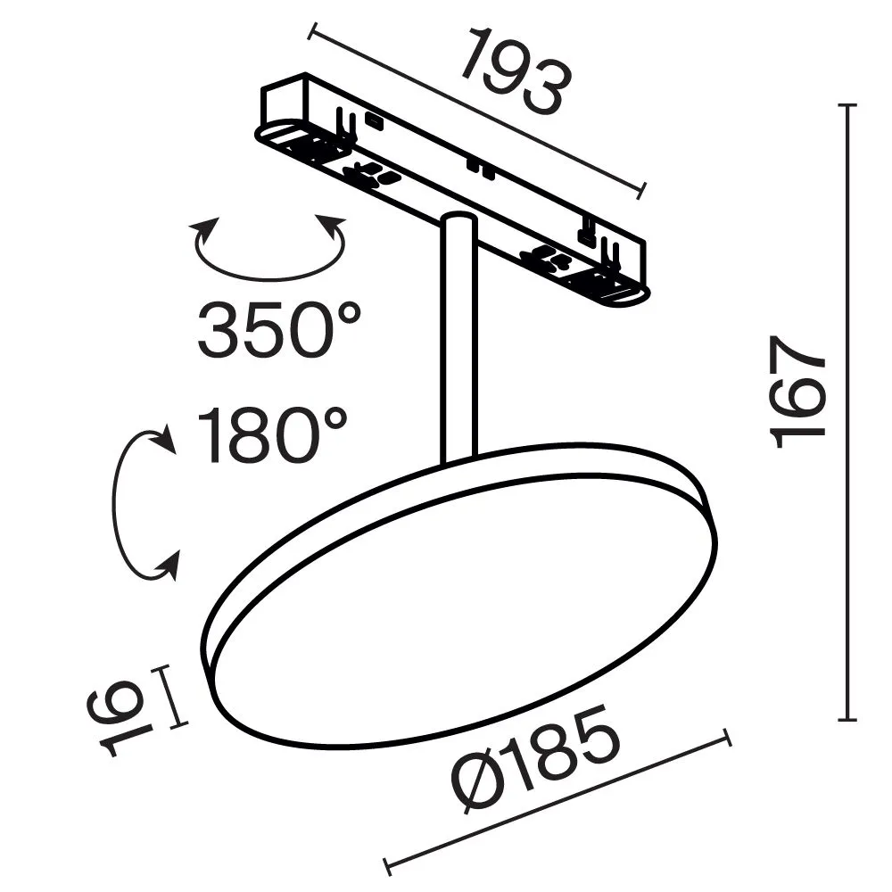картинка Трековый светильник Technical TR131-2-15W3K-B