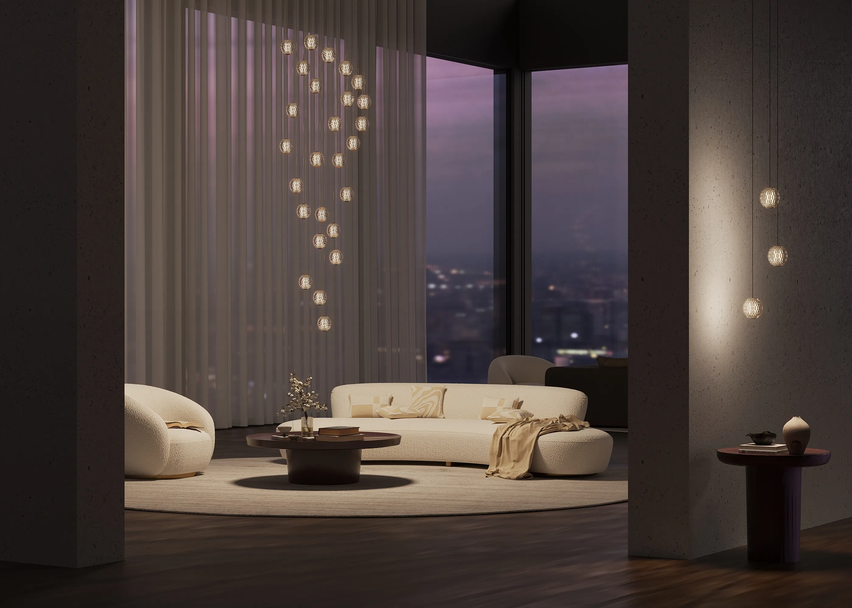 картинка Подвесной светильник Maytoni MOD293PL-L140BS3K