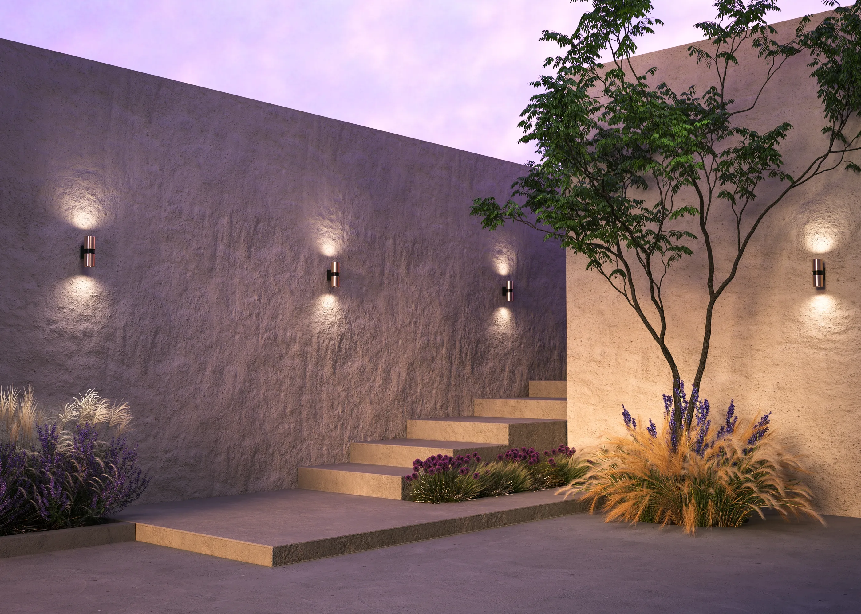 картинка Настенный светильник (бра) Outdoor O582WL-02BS