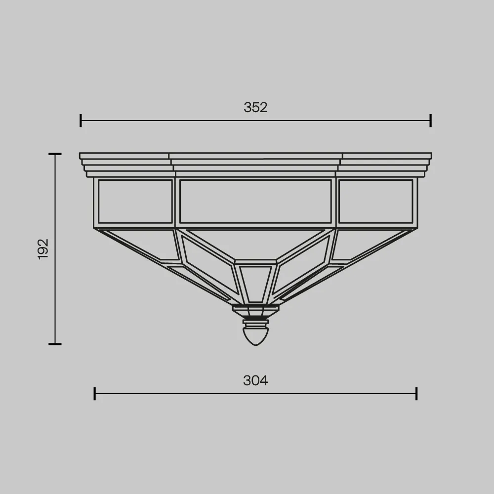 картинка Потолочный светильник Maytoni H356-CL-03-BZ