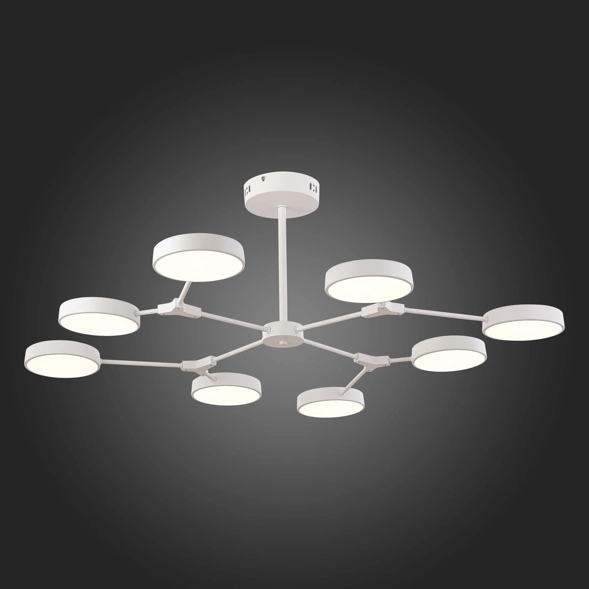 картинка SLE6003-502-08 Светильник потолочный Белый/Белый LED 8*10W