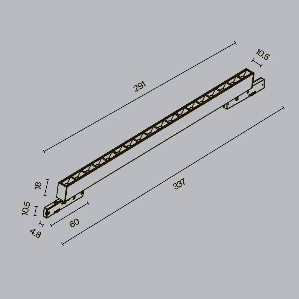 картинка Трековый светильник Technical TR193-1-15W4K-M-B