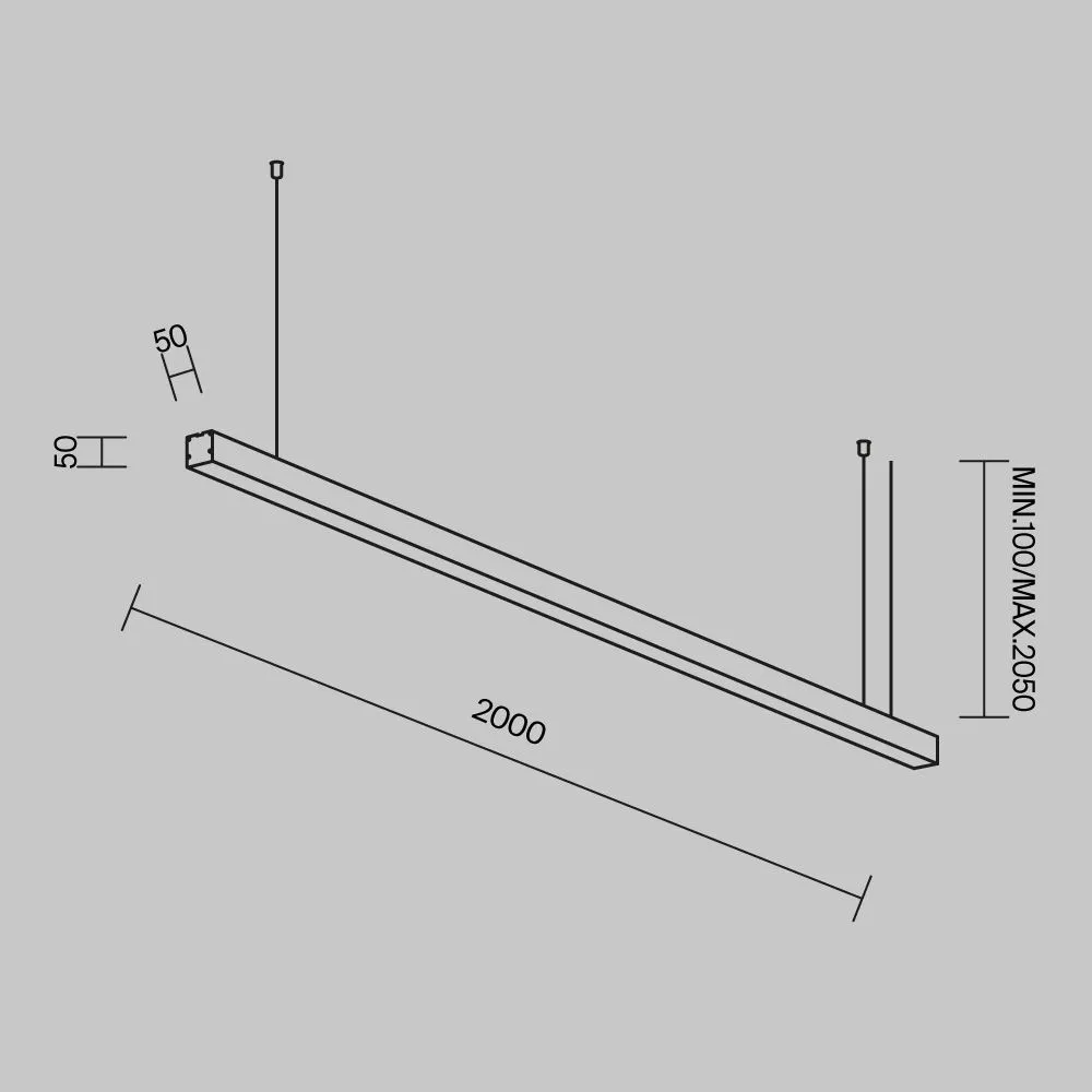 картинка Линейный светильник Technical LL312024