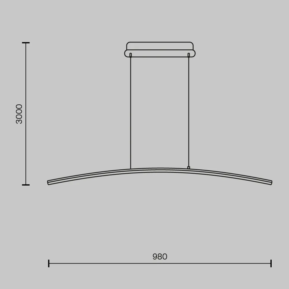 картинка Подвесной светильник Maytoni MOD243PL-L18BSK