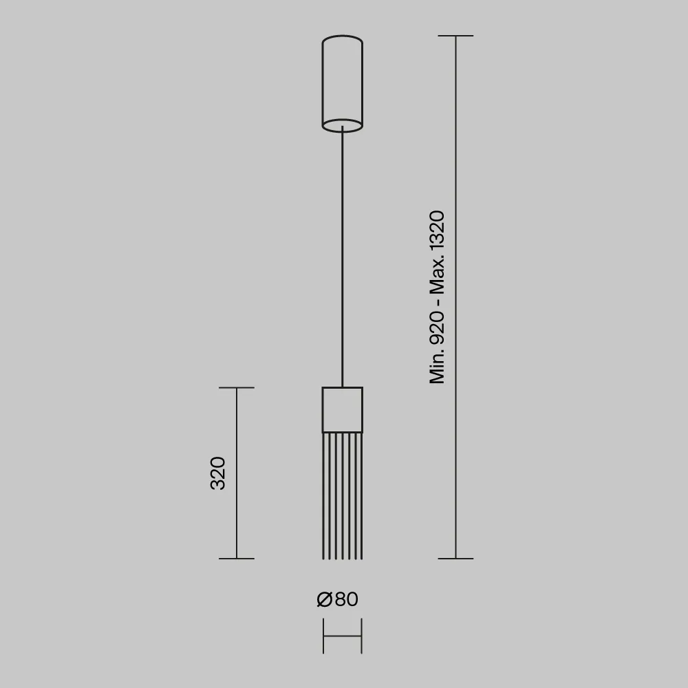 картинка Подвесной светильник Maytoni MOD190PL-L5G3K