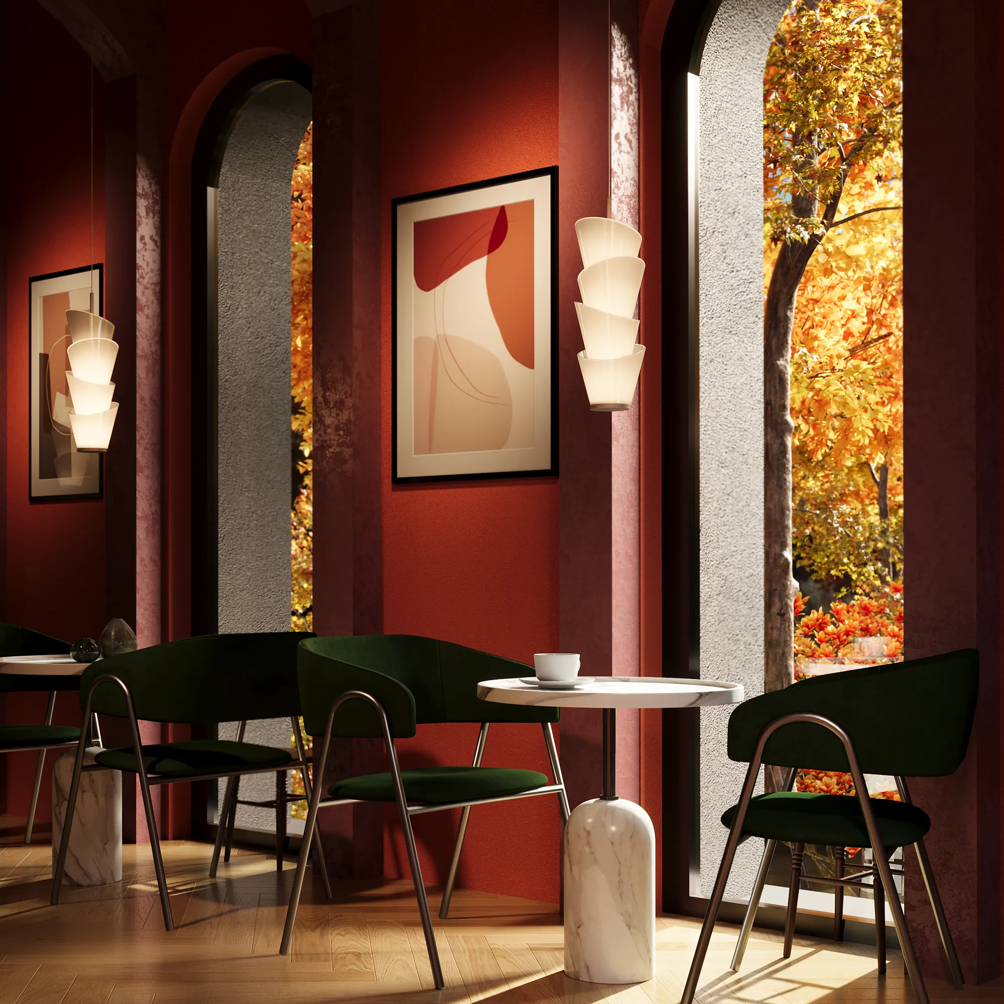 картинка Подвесной светильник Maytoni MOD374PL-L28W3K