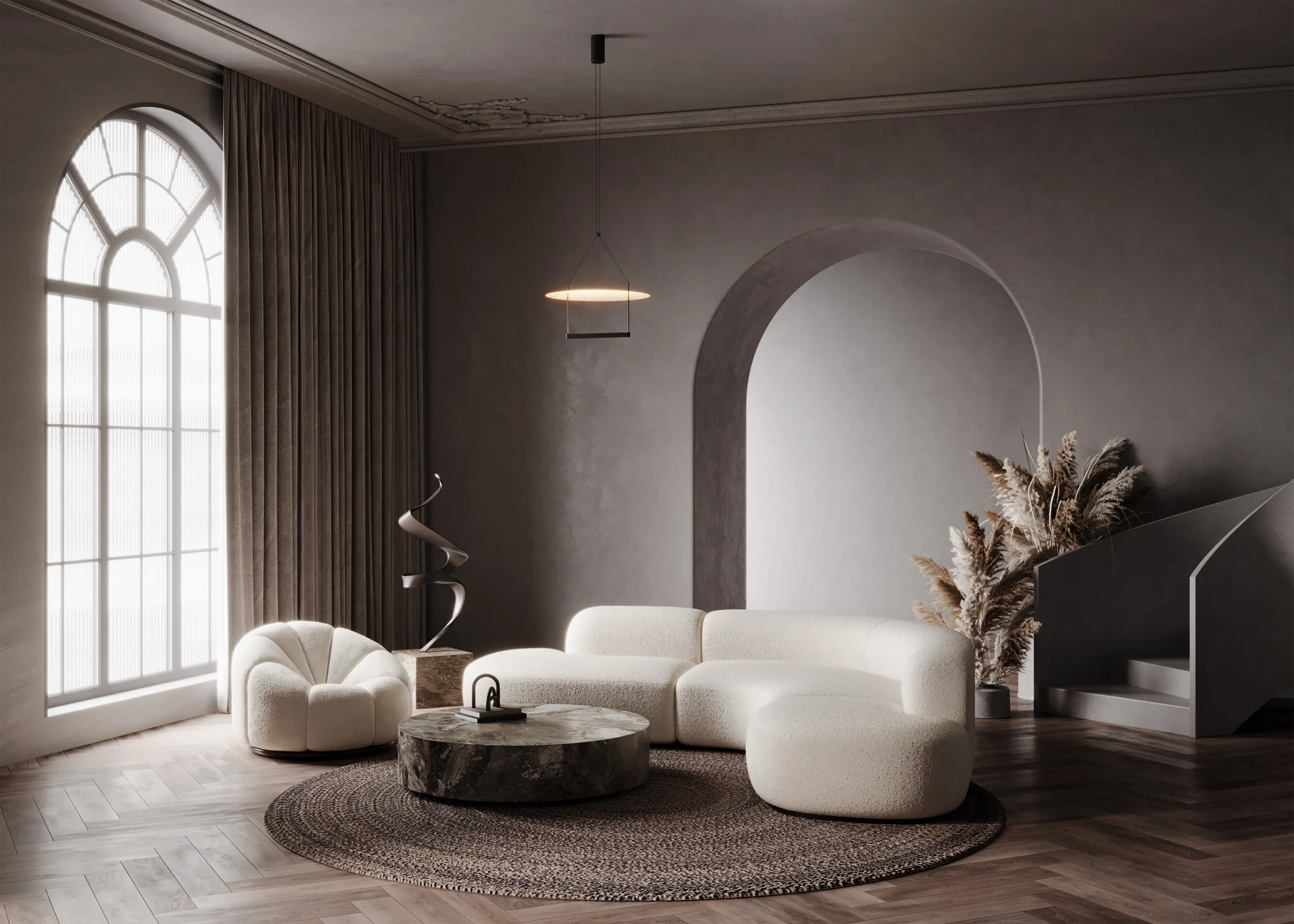 картинка Подвесной светильник Maytoni MOD280PL-L30B3K