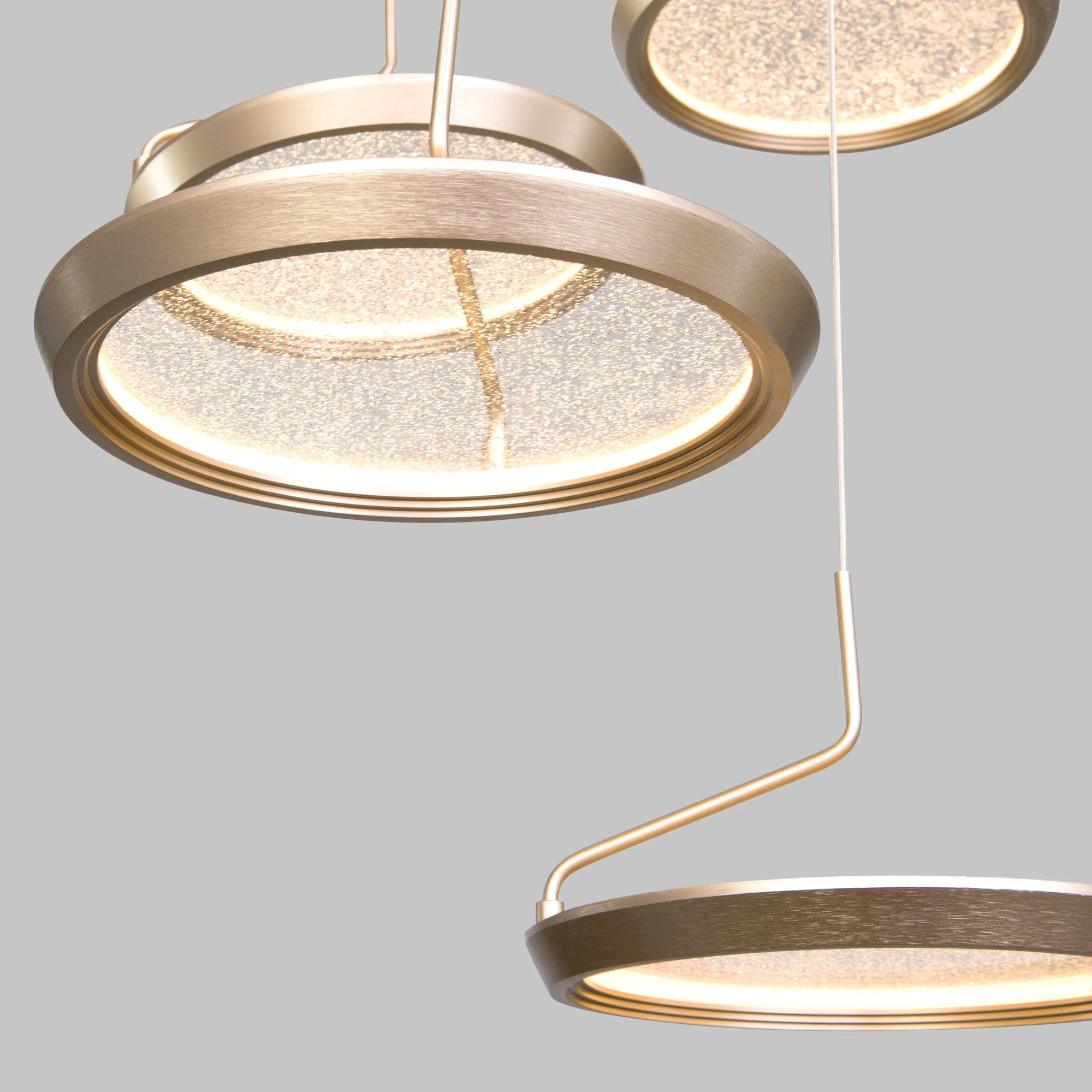 картинка Подвесной светодиодный светильник 90034/6 золото