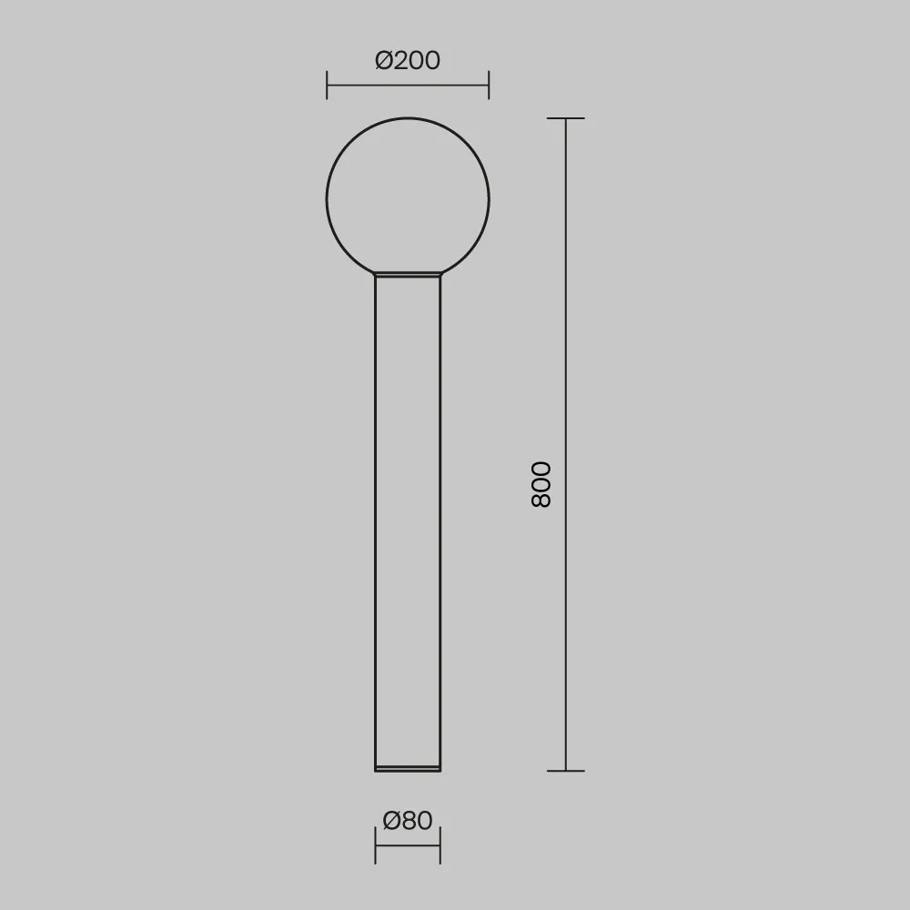 картинка Ландшафтный светильник Outdoor O598FL-01B