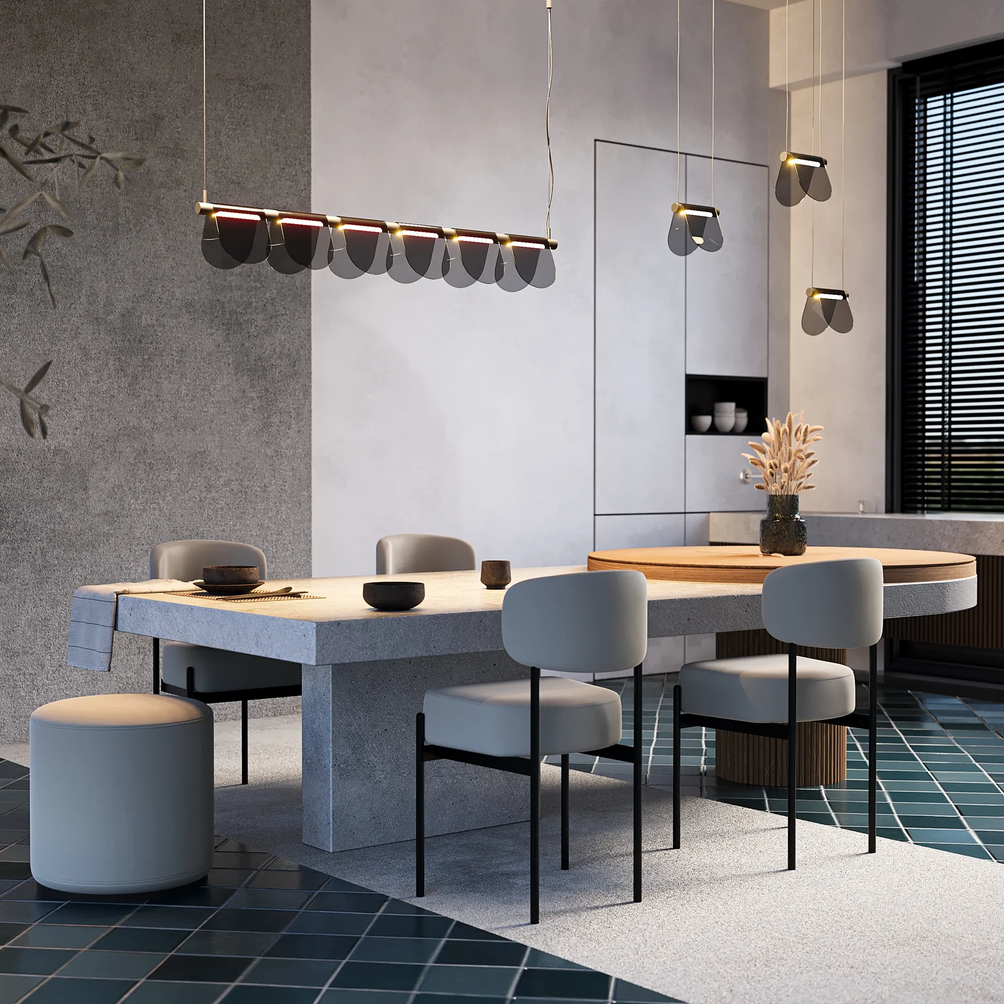 картинка Подвесной светильник Maytoni MOD319PL-L30B3K