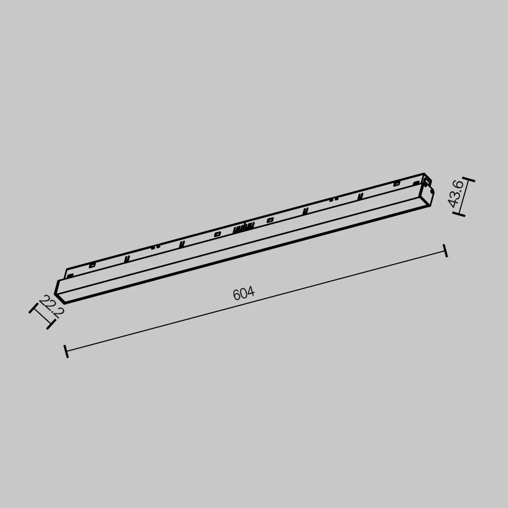 картинка Трековый светильник Technical TR030-2-24W2.7K-B