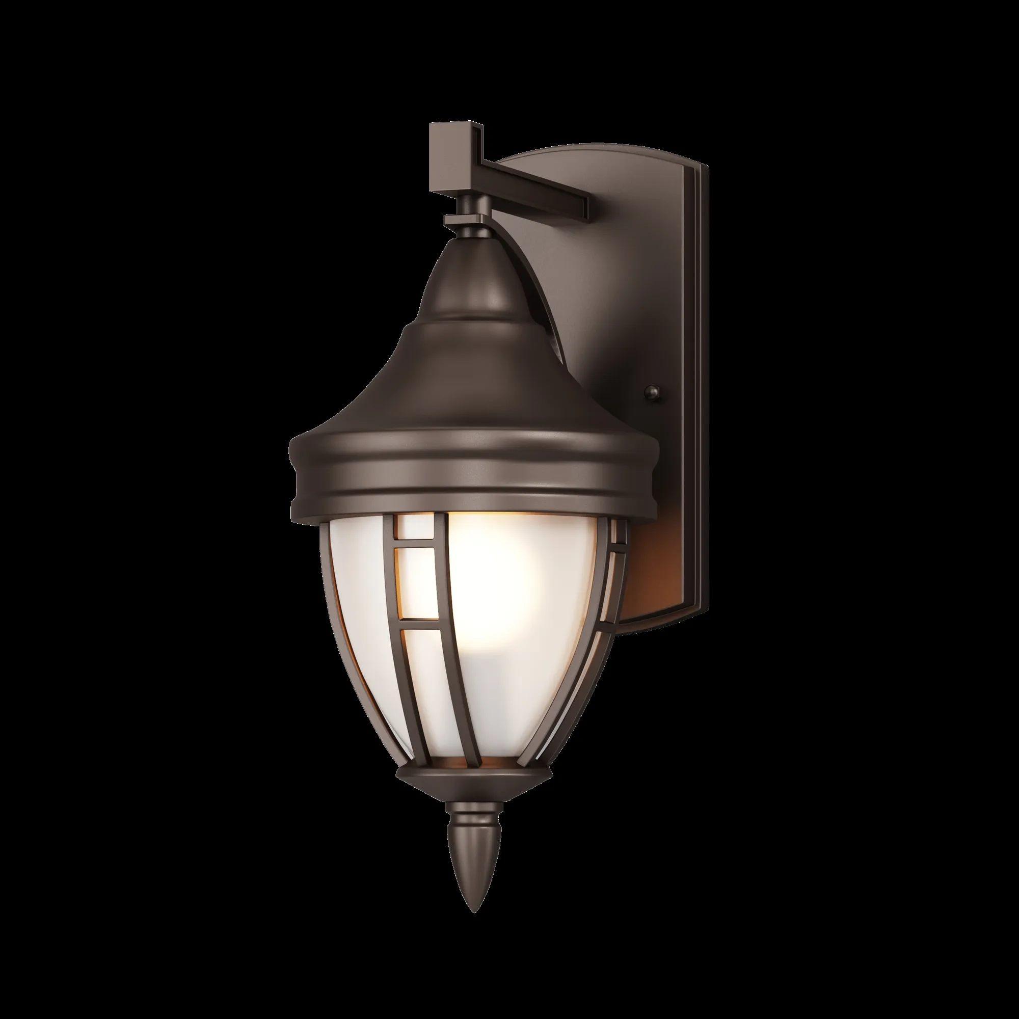 картинка Настенный светильник (бра) Outdoor O027WL-01B