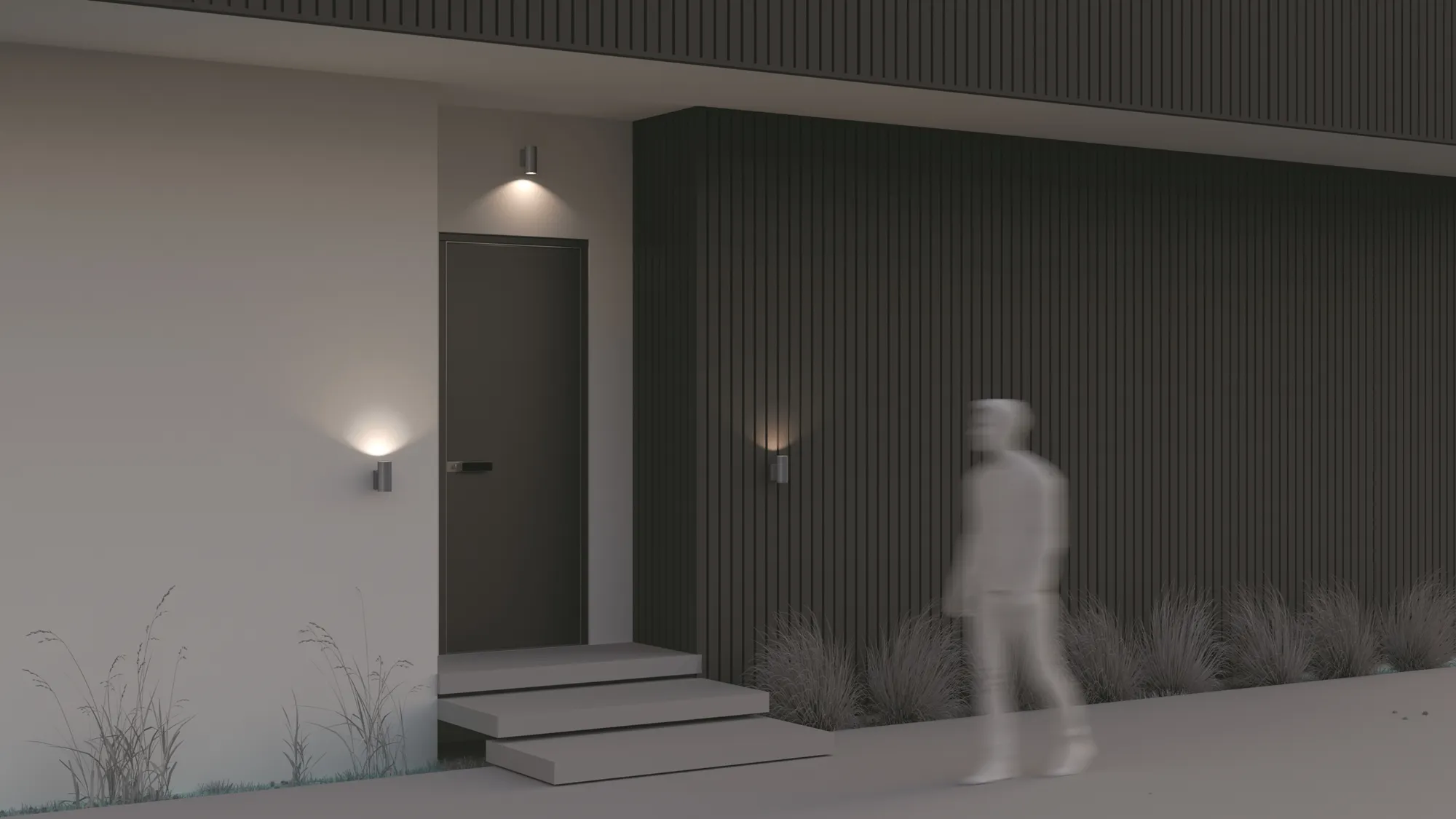 картинка Настенный светильник (бра) Outdoor O574WL-01GR