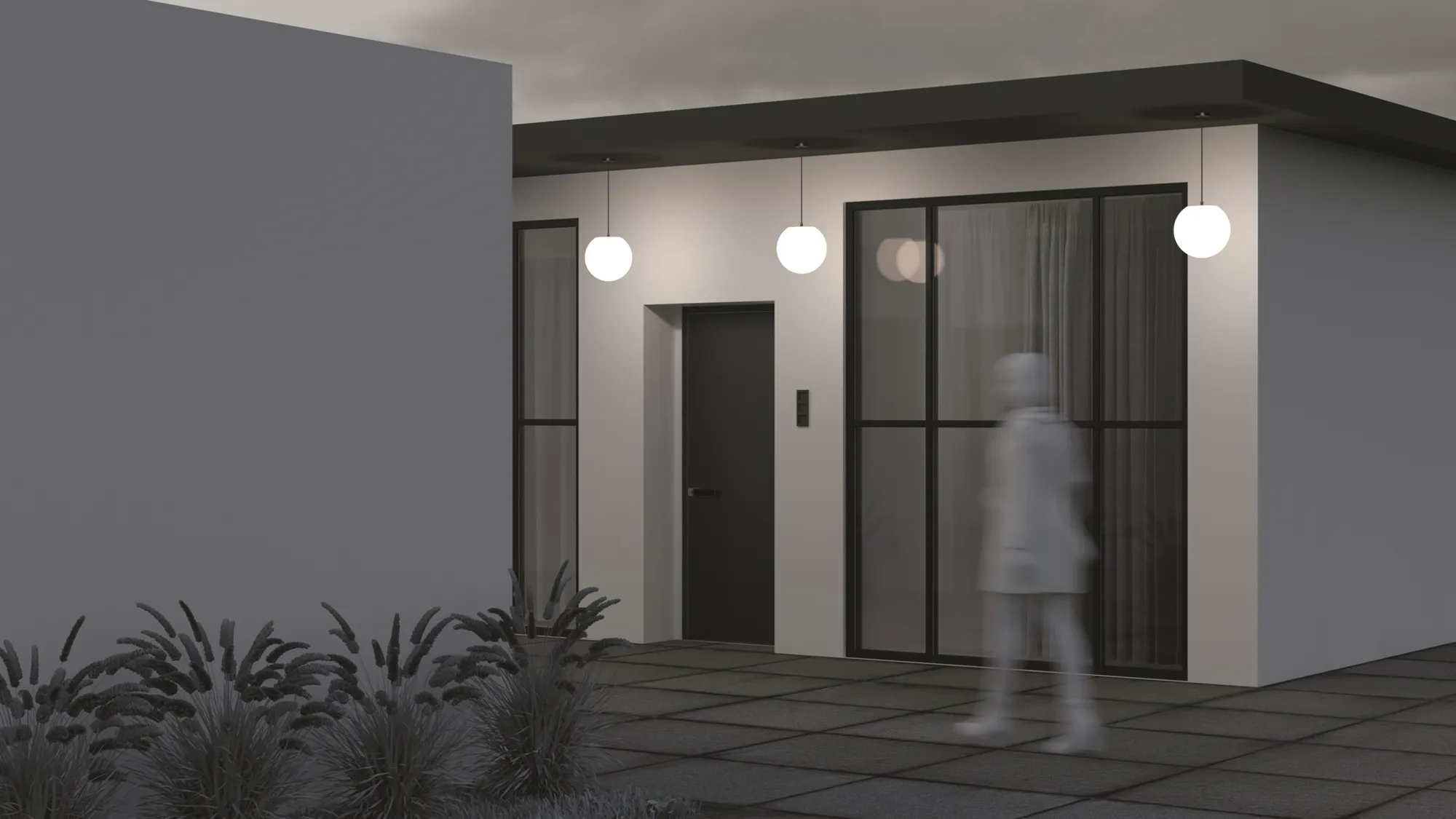 картинка Подвесной светильник Outdoor O594PL-01B