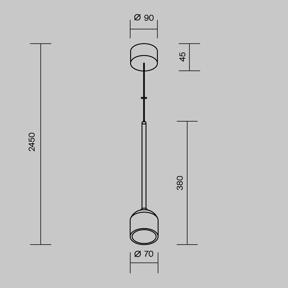 картинка Подвесной светильник Outdoor O491PL-L8W3K