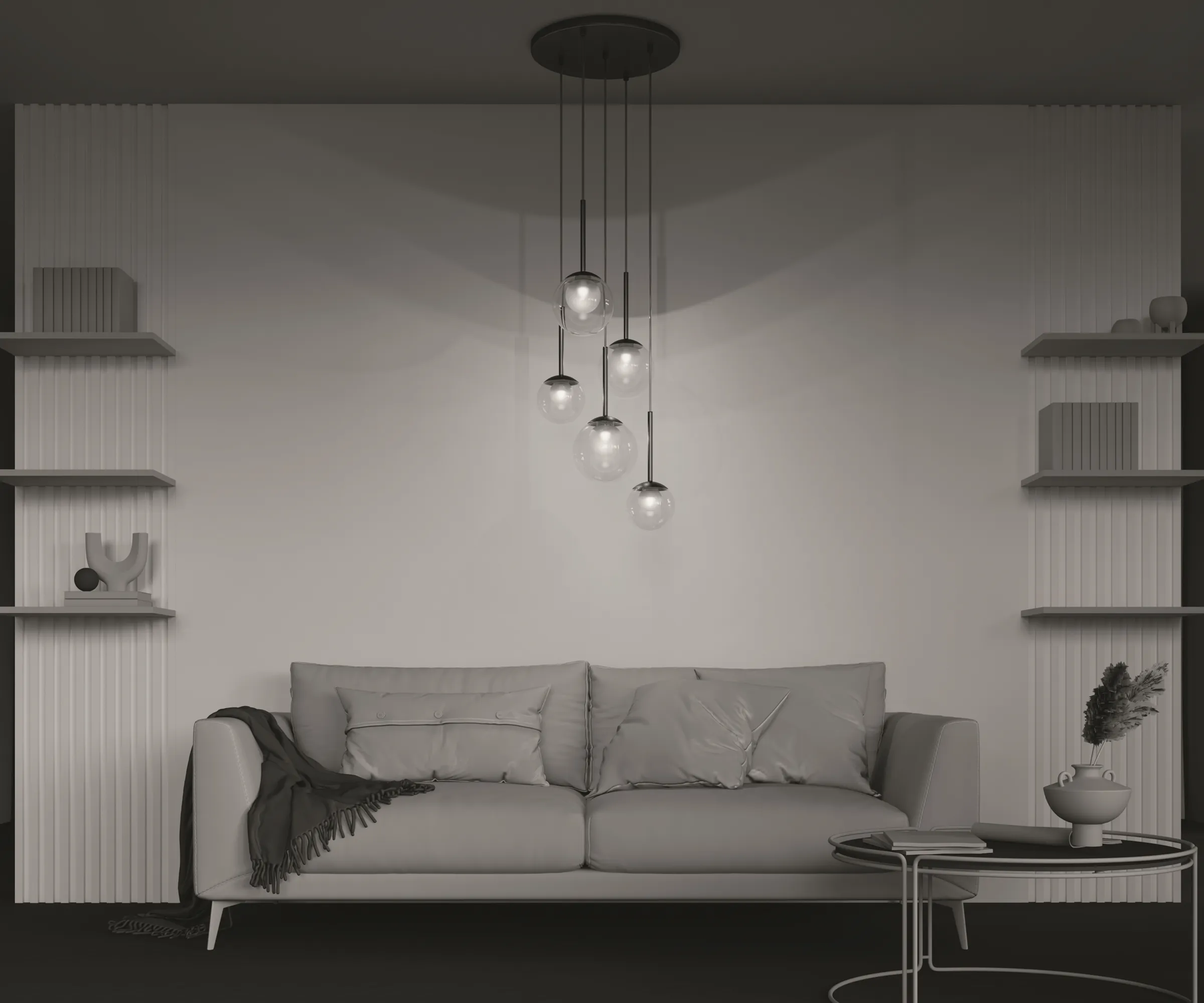 картинка Подвесной светильник Maytoni MOD521PL-05G