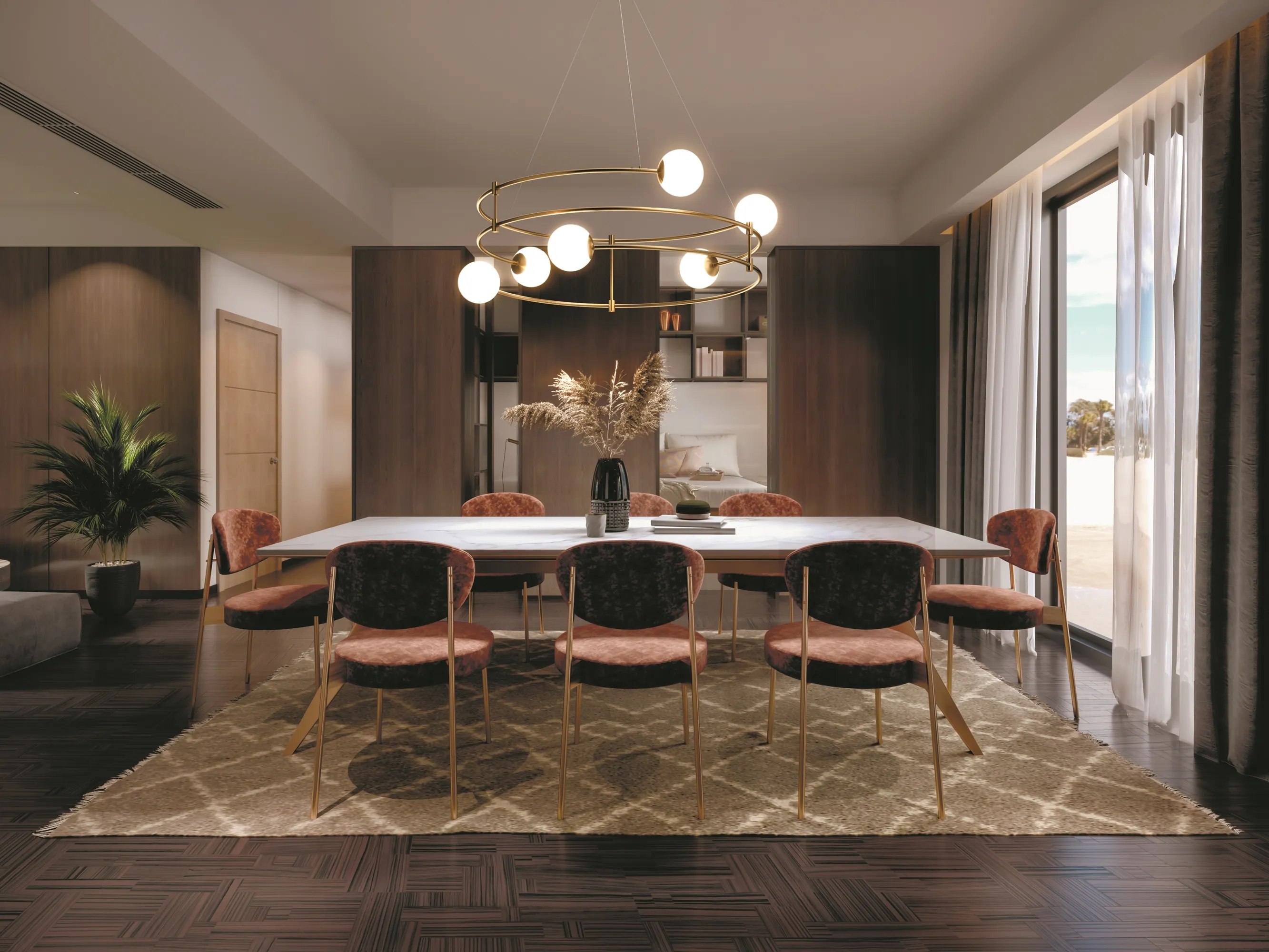 картинка Подвесной светильник Maytoni MOD317PL-06G