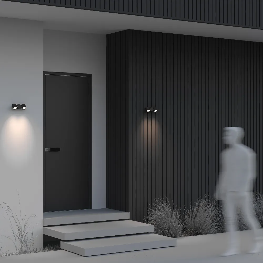 картинка Настенный светильник (бра) Outdoor O010WL-02B