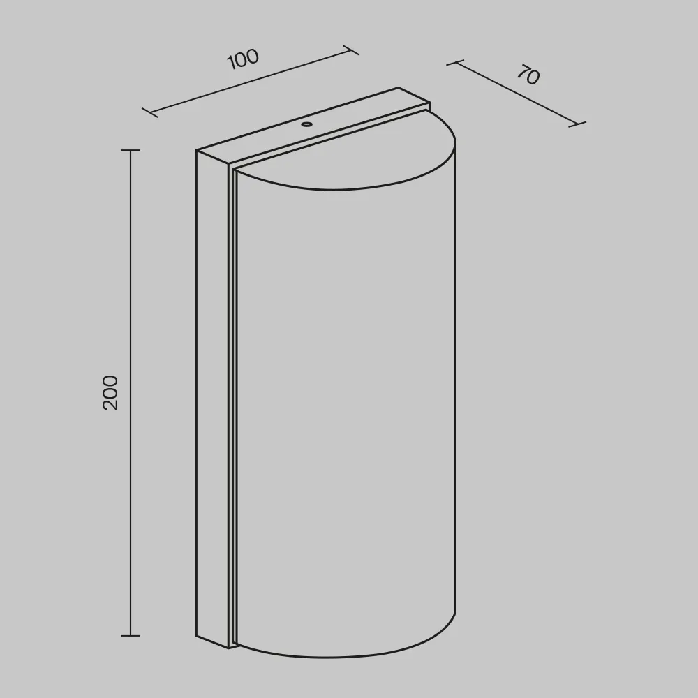 картинка Настенный светильник (бра) Outdoor O454WL-L10GF3K1