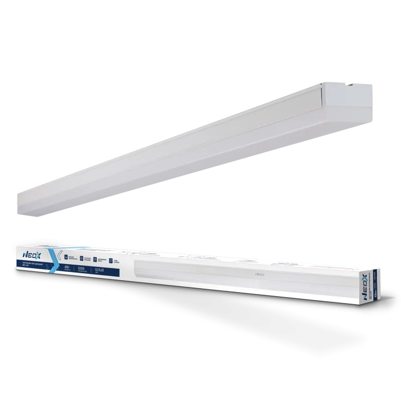 картинка Светильник светодиодный ДБО-LINE 48Вт 230В 160гр 6500К 4800Лм 100Лм/Вт белый IP40 NEOX