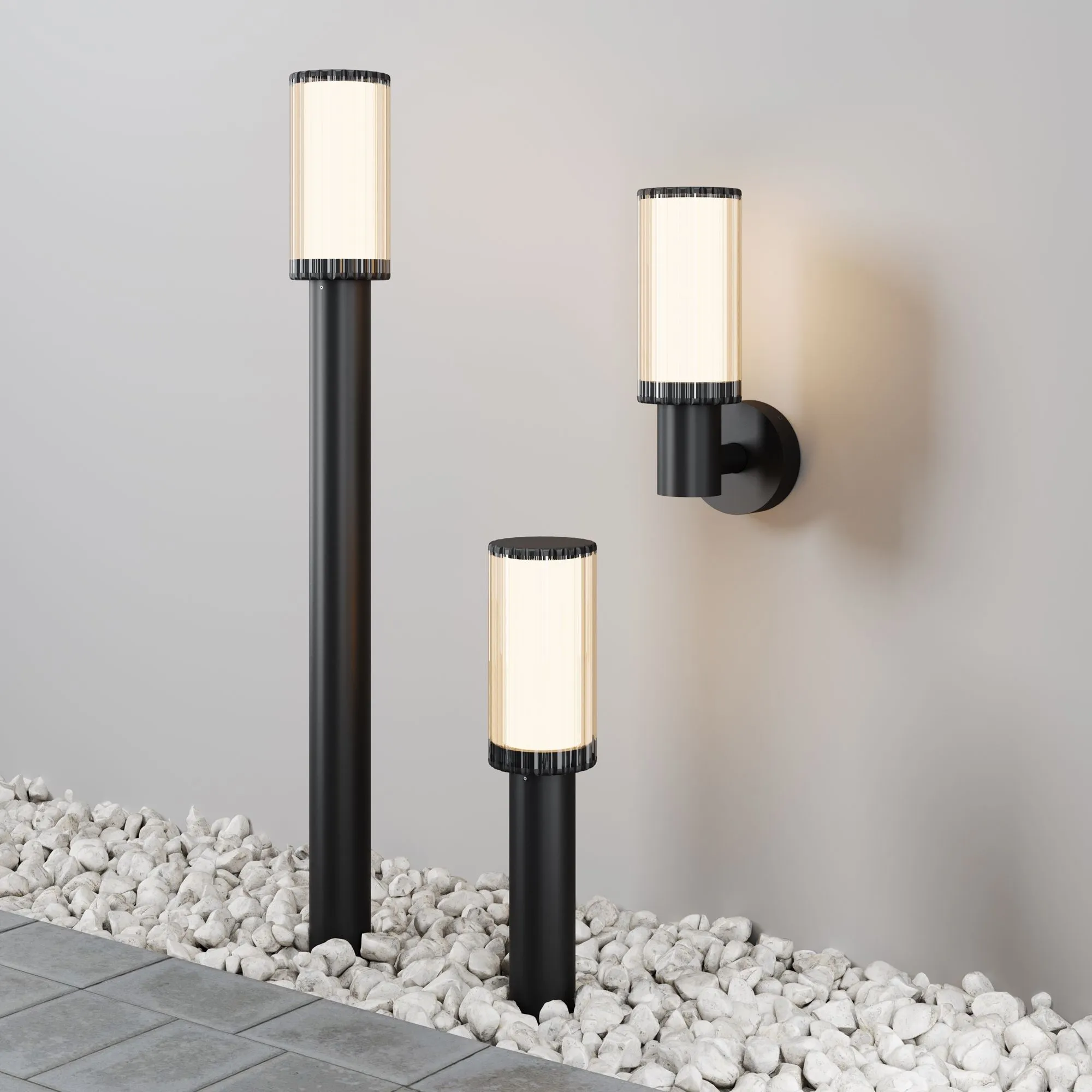 картинка Уличный настенный светильник Outdoor O502WL-01B