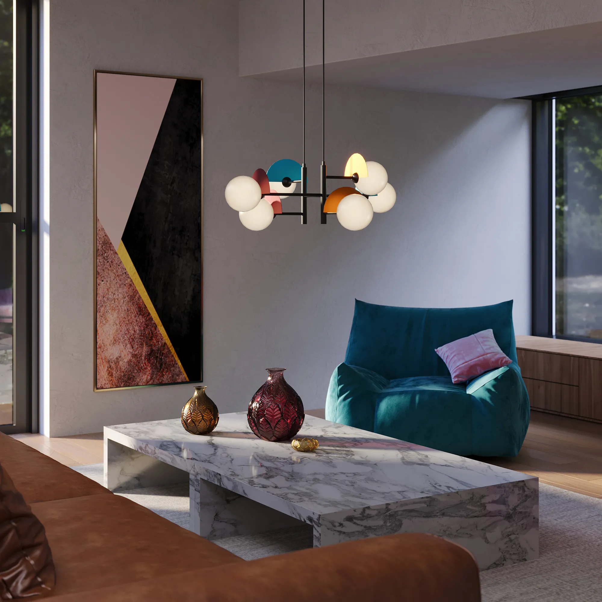 картинка Подвесной светильник Freya FR5391PL-04CFL