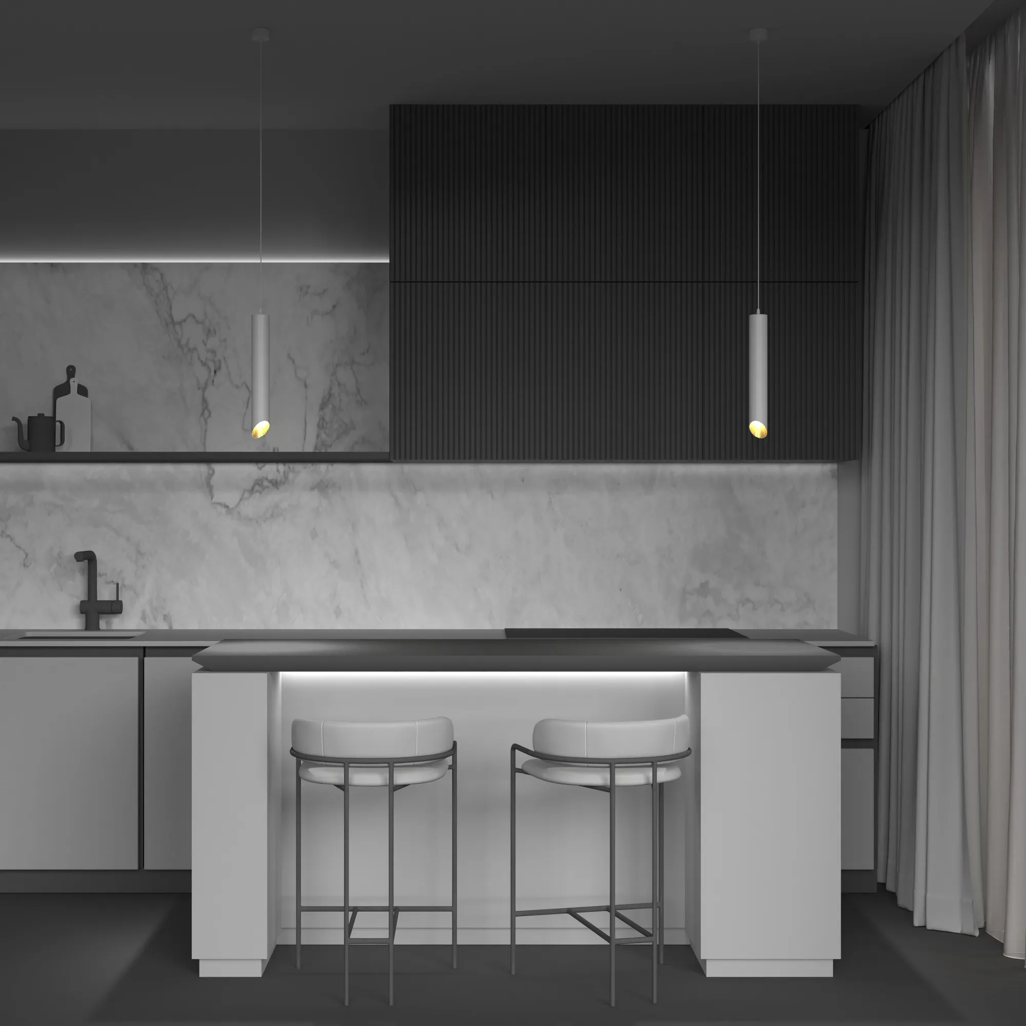 картинка Подвесной светильник Technical P044PL-01-30GU10-W