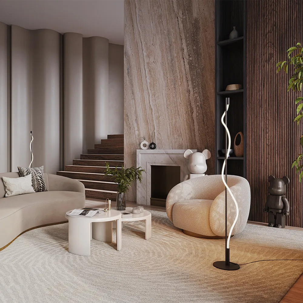 картинка Напольный светильник (торшер) Maytoni MOD166FL-L15B3K