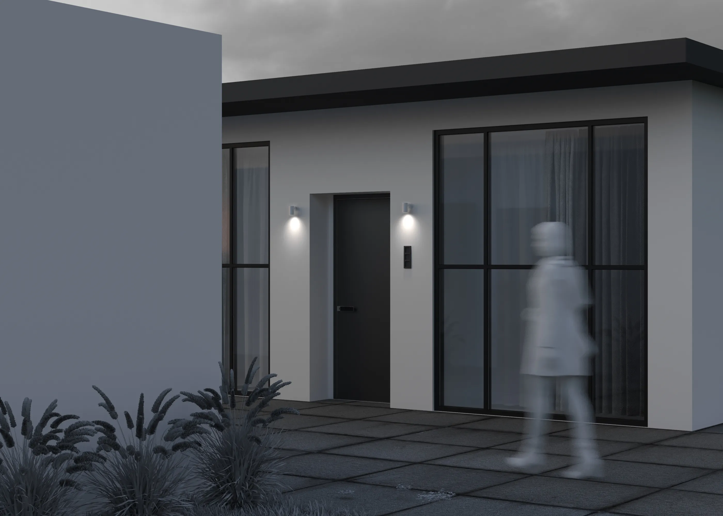 картинка Настенный светильник (бра) Outdoor O493WL-01W