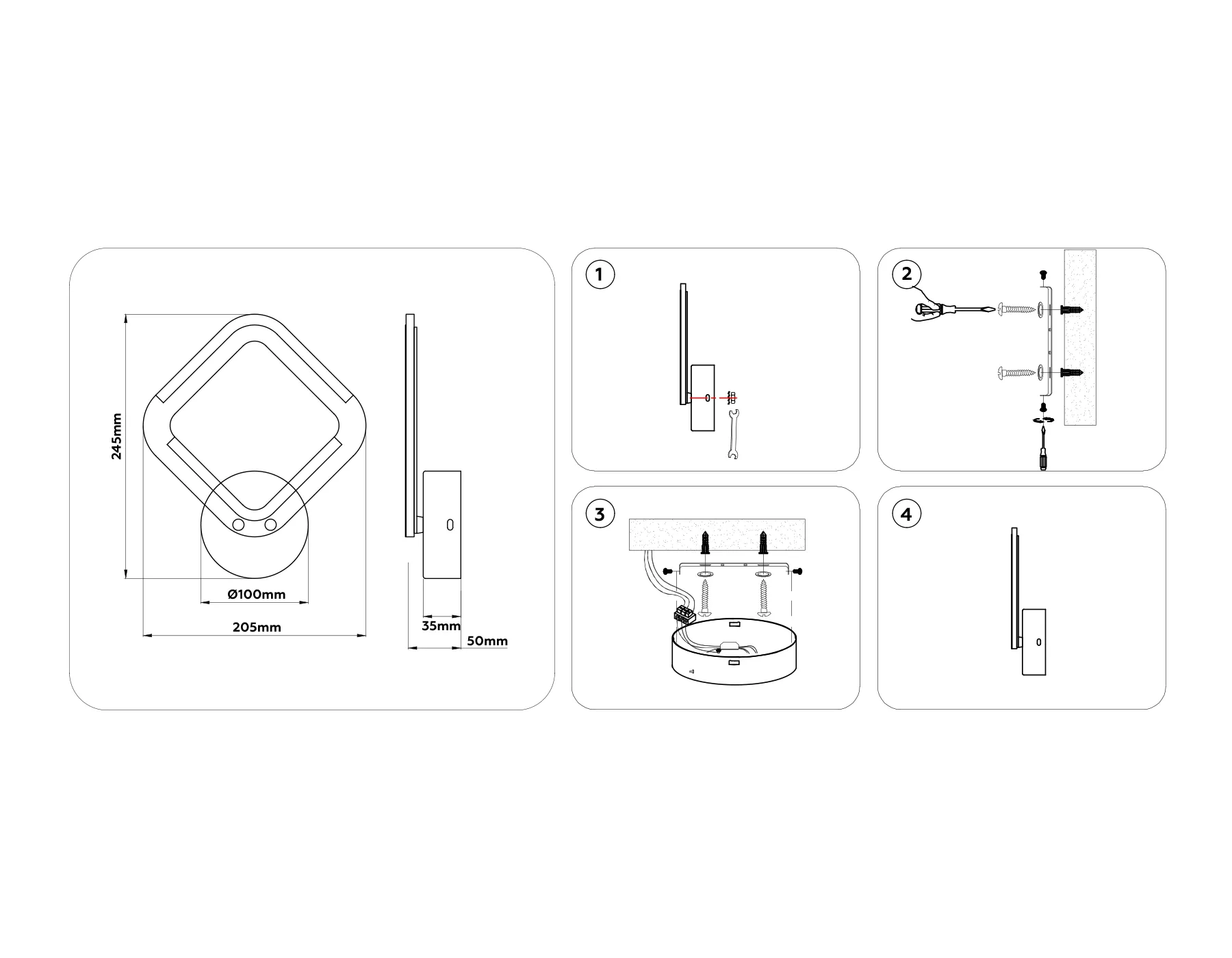 картинка Светильник светодиодный настенный  FA8951