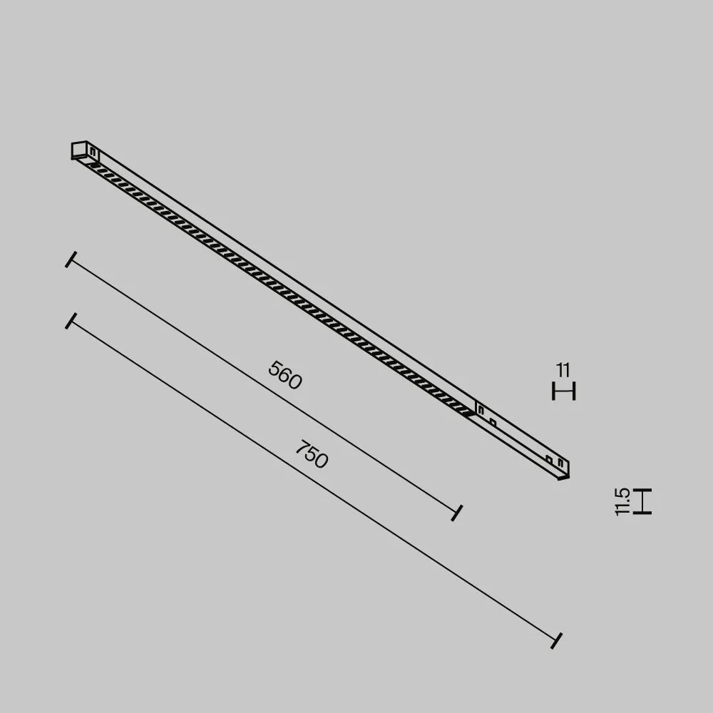 картинка Трековый светильник Technical TR241-4-12WTW-DD2-B