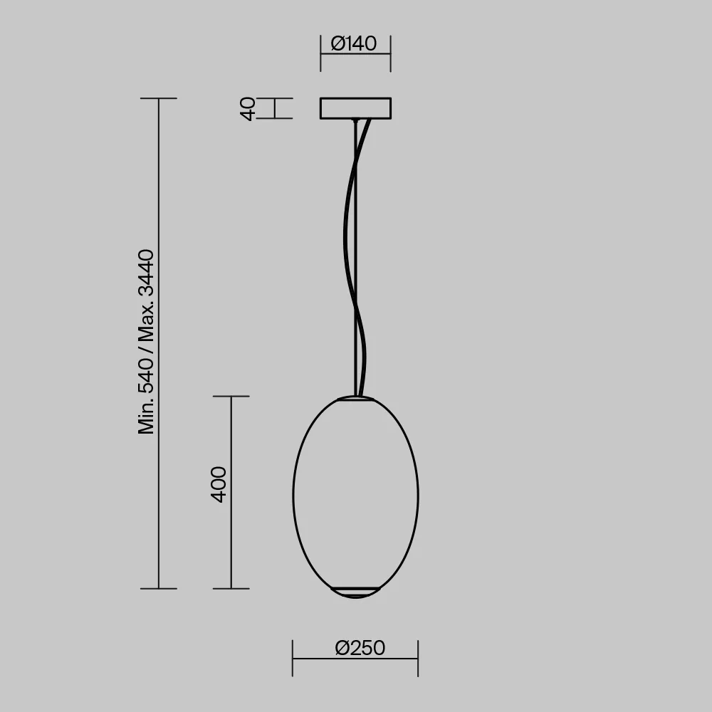 картинка Подвесной светильник Maytoni MOD397PL-L19CH3K