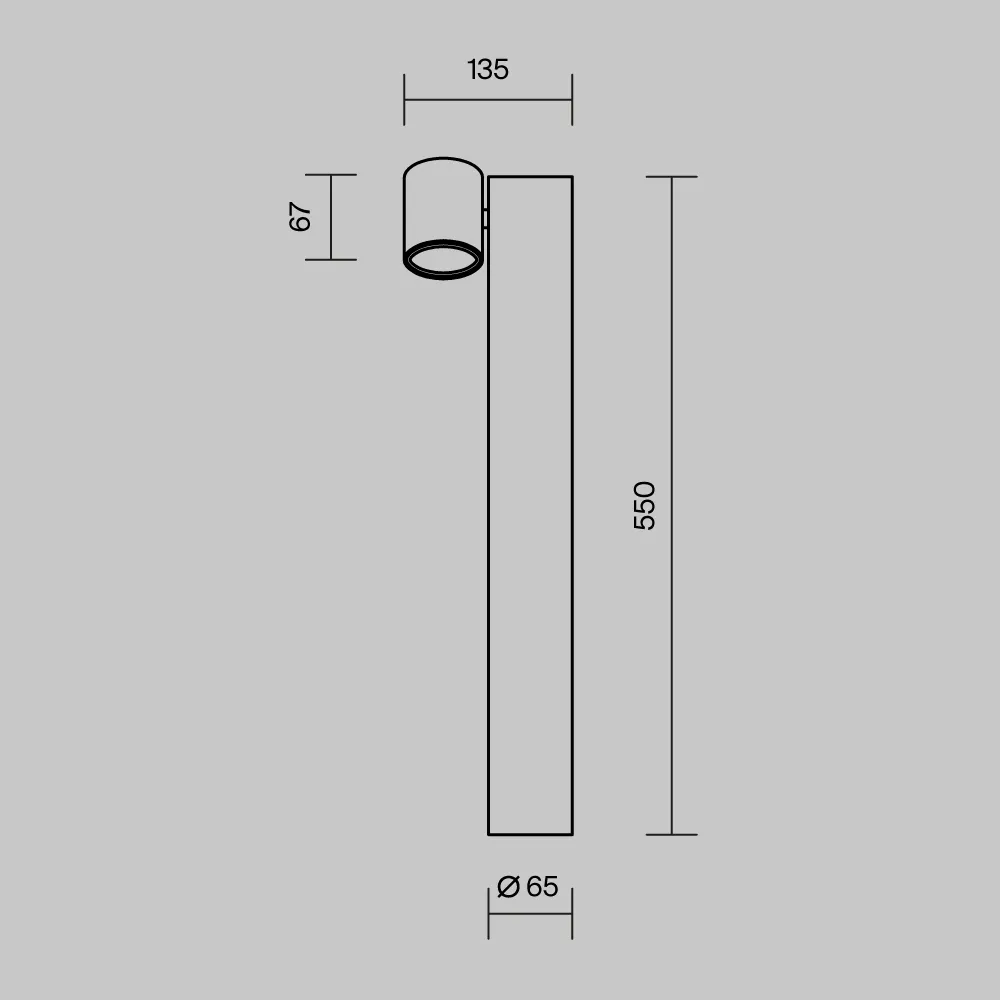картинка Ландшафтный светильник Outdoor O010FL-01B