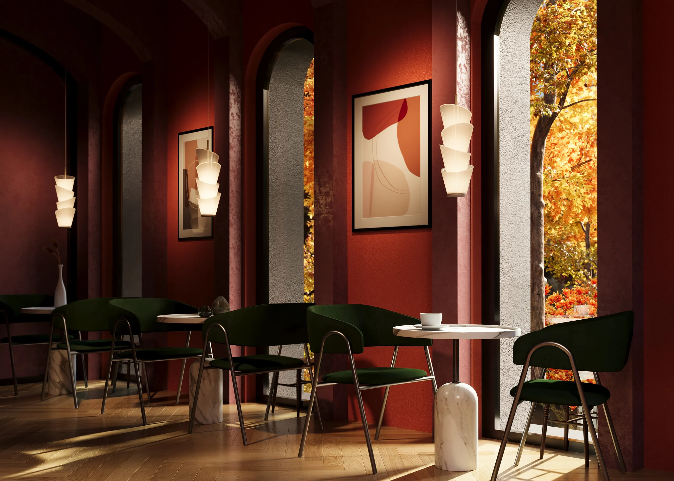 картинка Подвесной светильник Maytoni MOD374PL-L28W3K