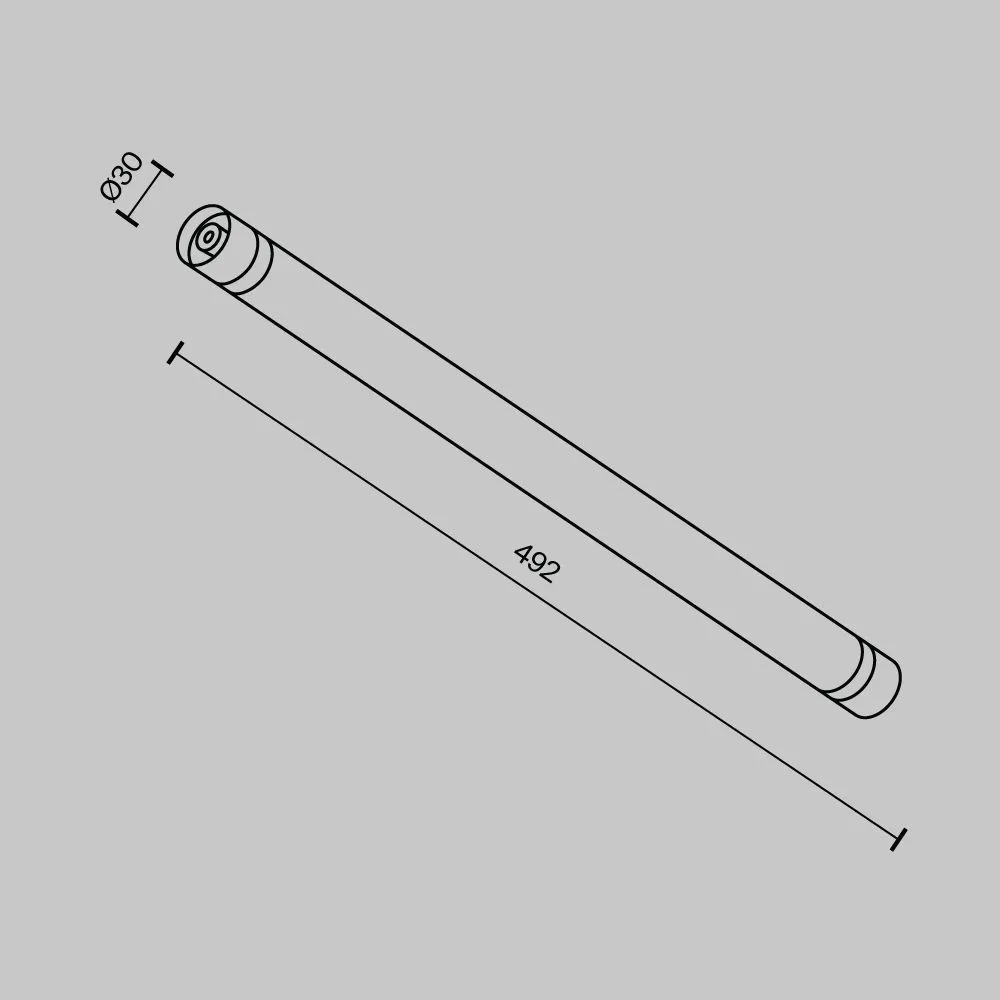 картинка Светильник Technical C148CL-L500-7W3K-B