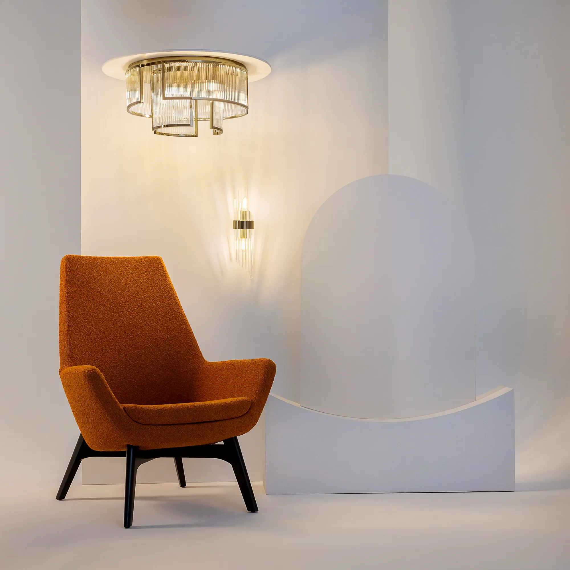 картинка Настенный светильник (бра) Maytoni MOD174WL-02G