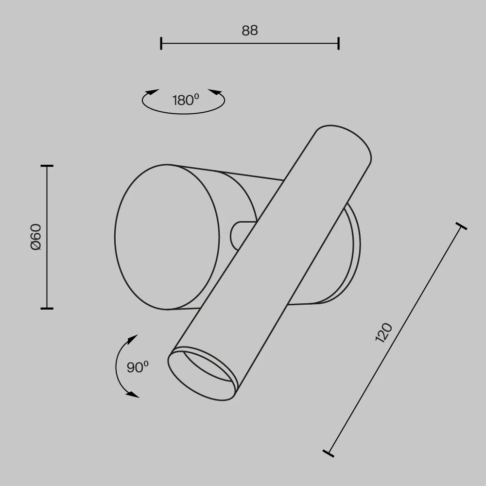 картинка Настенный светильник (бра) Maytoni MOD433WL-L3B3K1