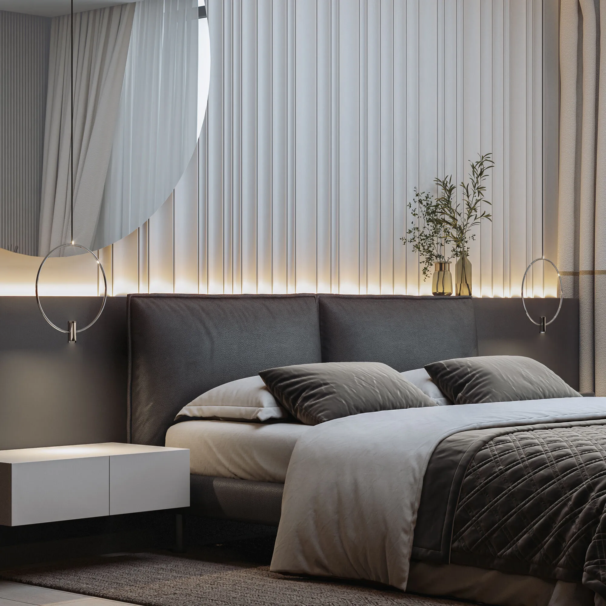 картинка Подвесной светильник 50257/1 LED никель