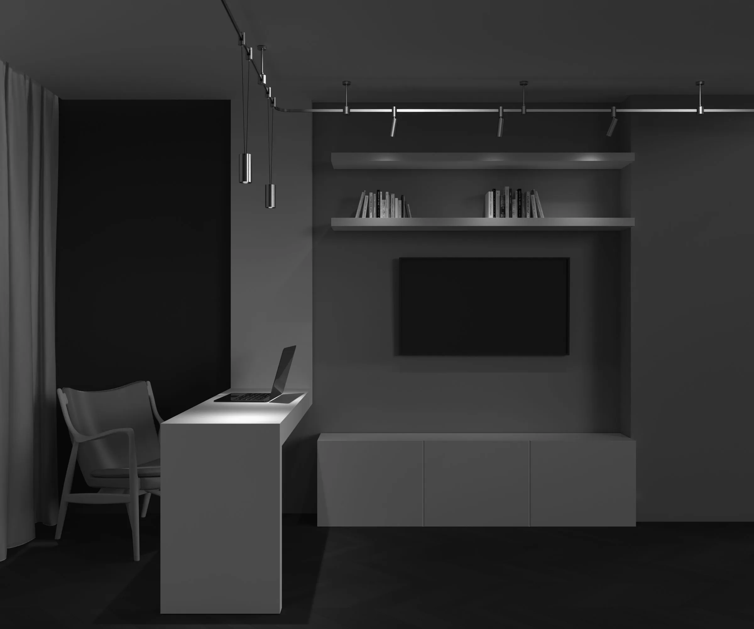 картинка Трековый светильник Technical TR157-1-12W4K-PT