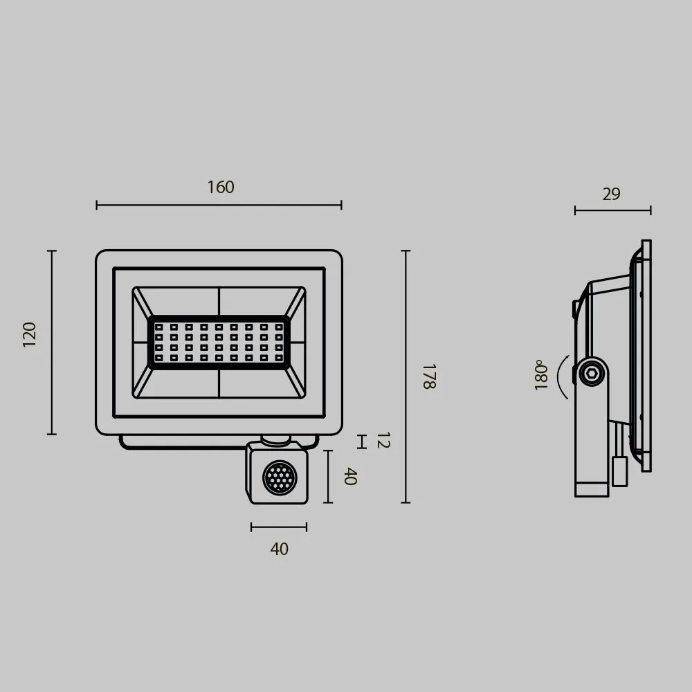 картинка Прожектор Outdoor FL001-L30B4KSR