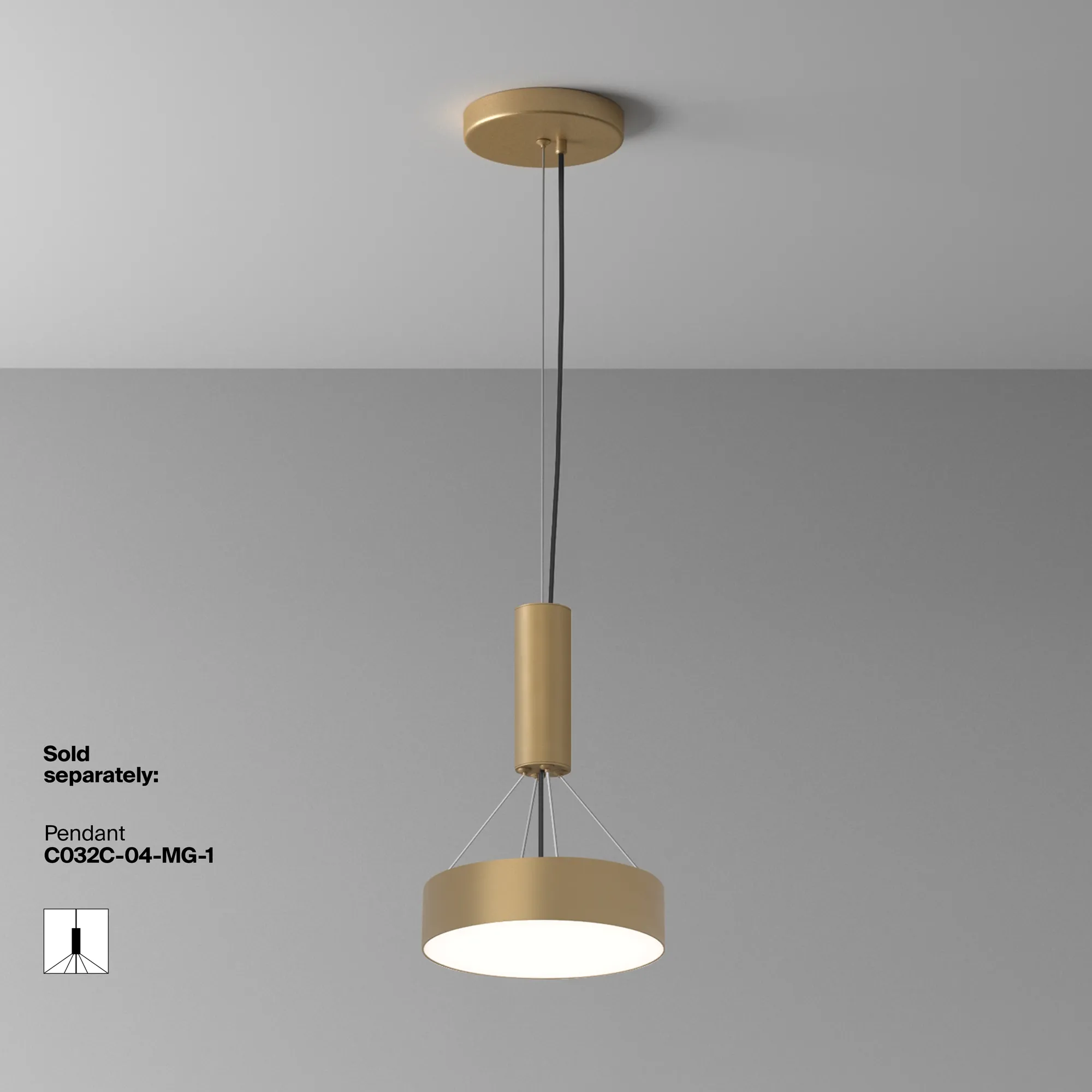 картинка Потолочный светильник Technical C032CL-24W4K-RD-MG