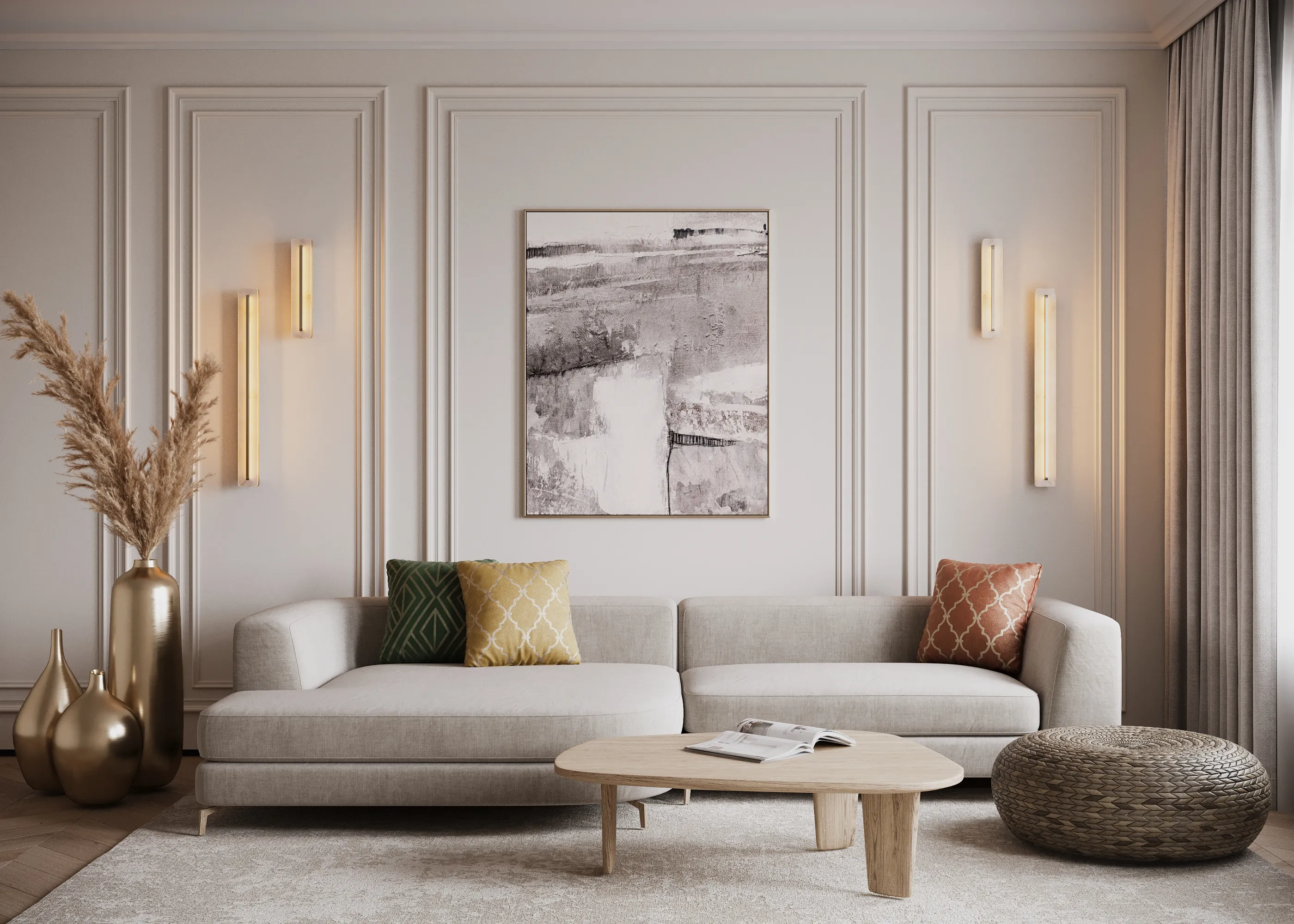 картинка Настенный светильник (бра) Maytoni MOD366WL-L18BS3K