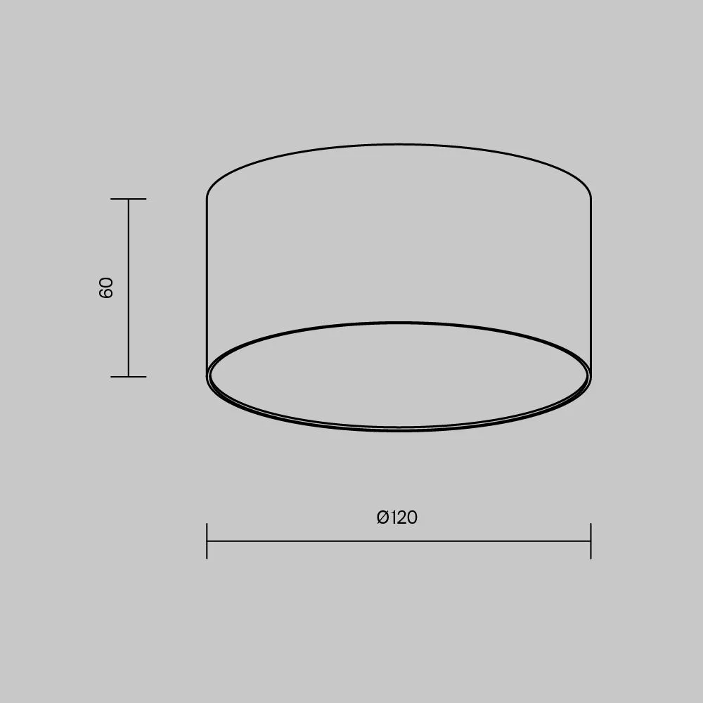 картинка Потолочный светильник Technical C032CL-12W3K-RD-B