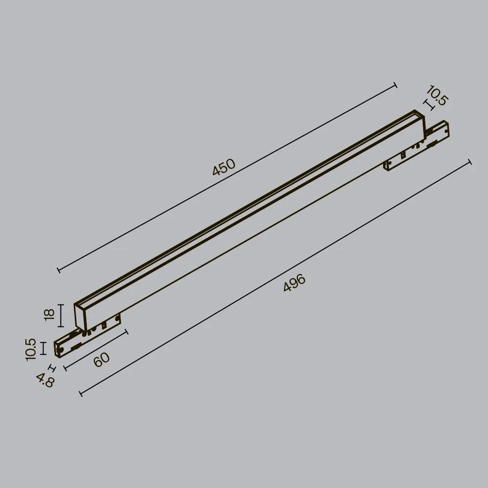 картинка Трековый светильник Technical TR192-1-12W2.7K-B