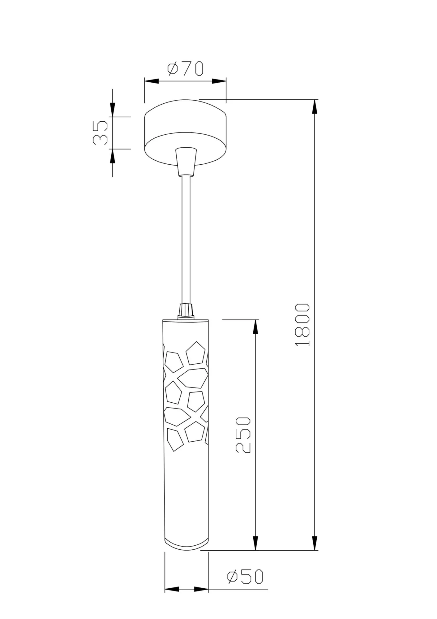 картинка Подвесной светильник Technical P037PL-L11W4K